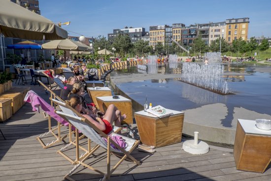 watertuinen Park Spoor Noord, Antwerpen