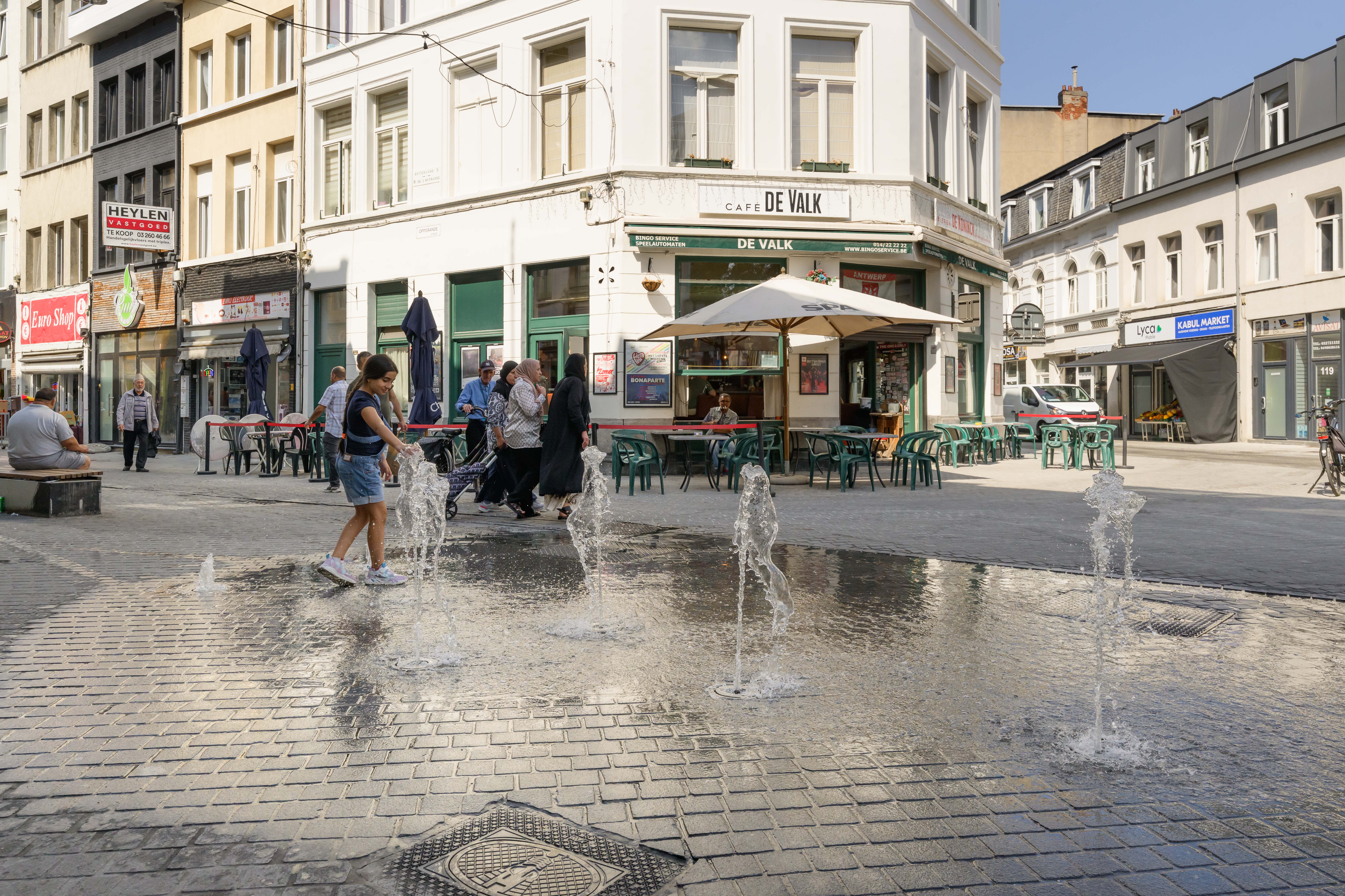 Waterpartij Lange Beeldekensstraat Antwerpen