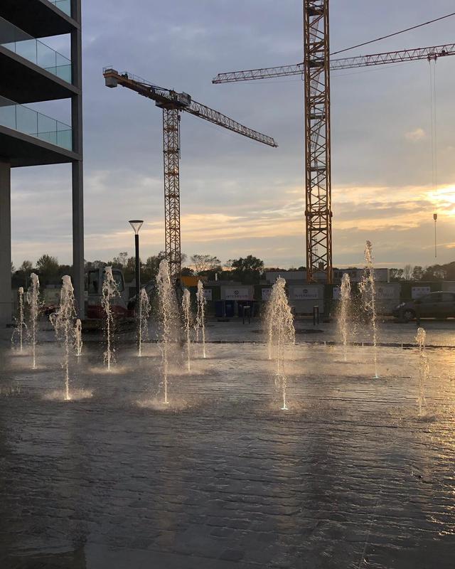 Nieuw Zuid Antwerpen Aquafontal Fontein