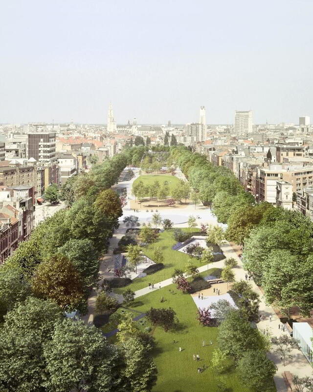 Gedempte Zuiderdokken - Antwerpen: Van parkeerplein tot veelzijdig park
